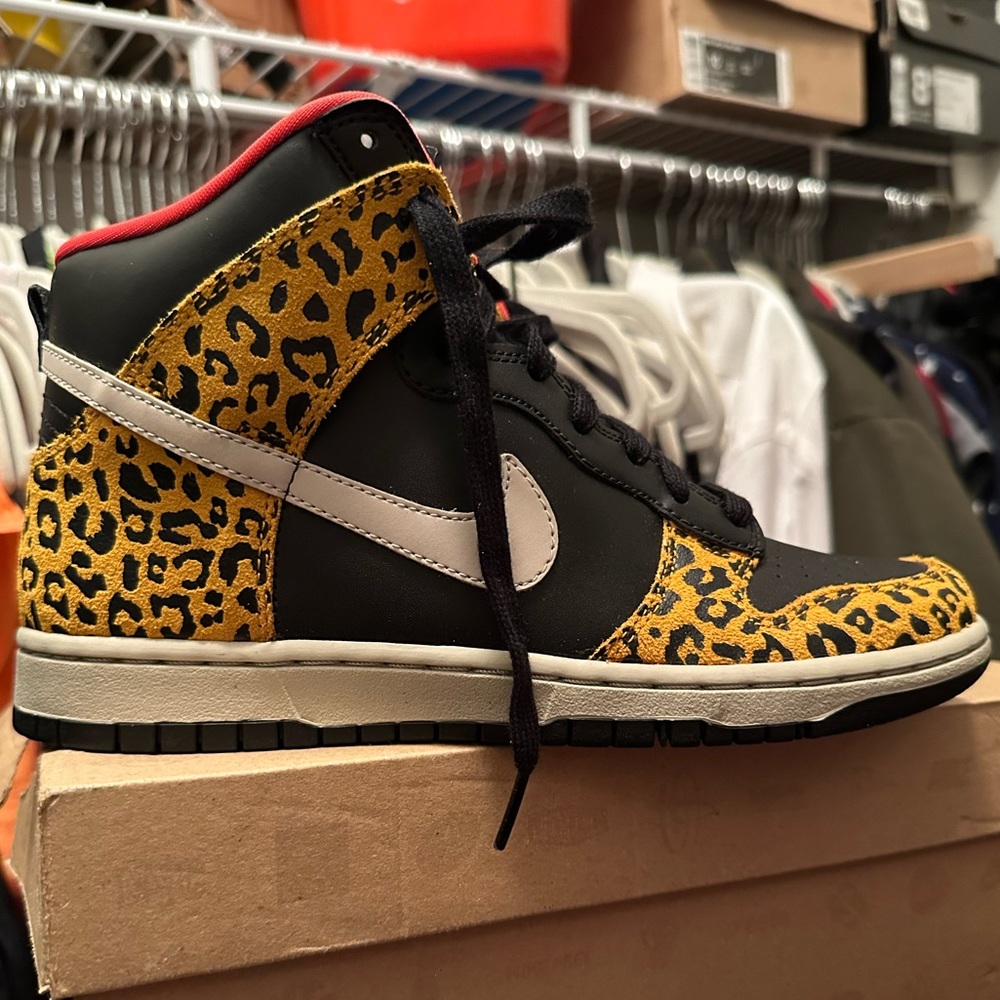 Women’s Nike Dunk High Skinny Leopard